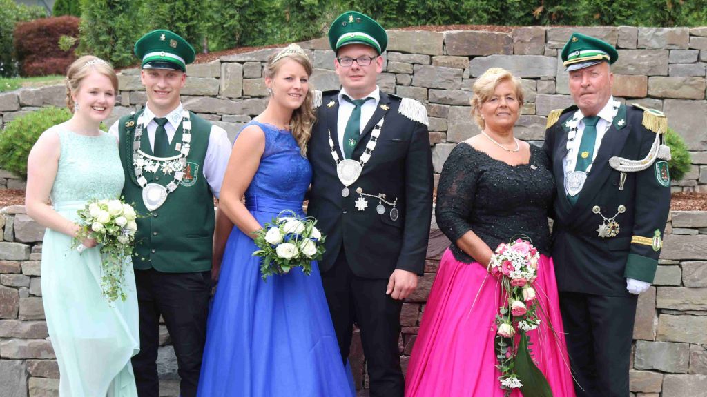 Die amtierenden Majestäten der St. Josef Schützenbruderschaft Bleche.