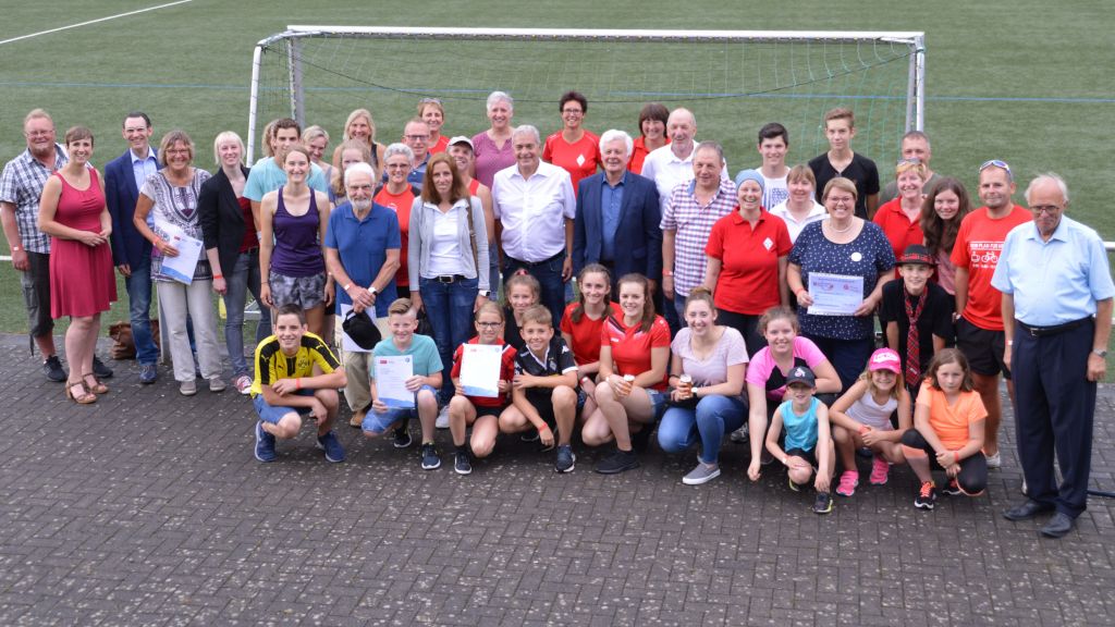 Vereine, Familien und Einzelsportler wurden in einer Feierstunde ausgezeichnet. 