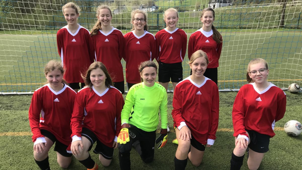 Das Olper Team: Ellen Kahle, Alexandra Nohl, Sophie Martin, Pia Raubold, Kalotta Rocholl (vorne von links), Lara Altgeld, Emelie Arns, Lina Solbach, Sophie Koch, Franziska Stoffel (hinten von links)