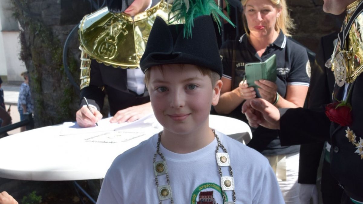 Julius Hagn sicherte sich den Titel des Kinderschützenkönigs von Attendorn in diesem Jahr. 