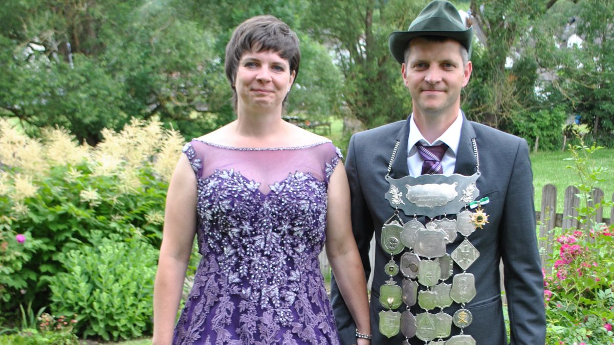 Königspaar Christian und Victoria König. 