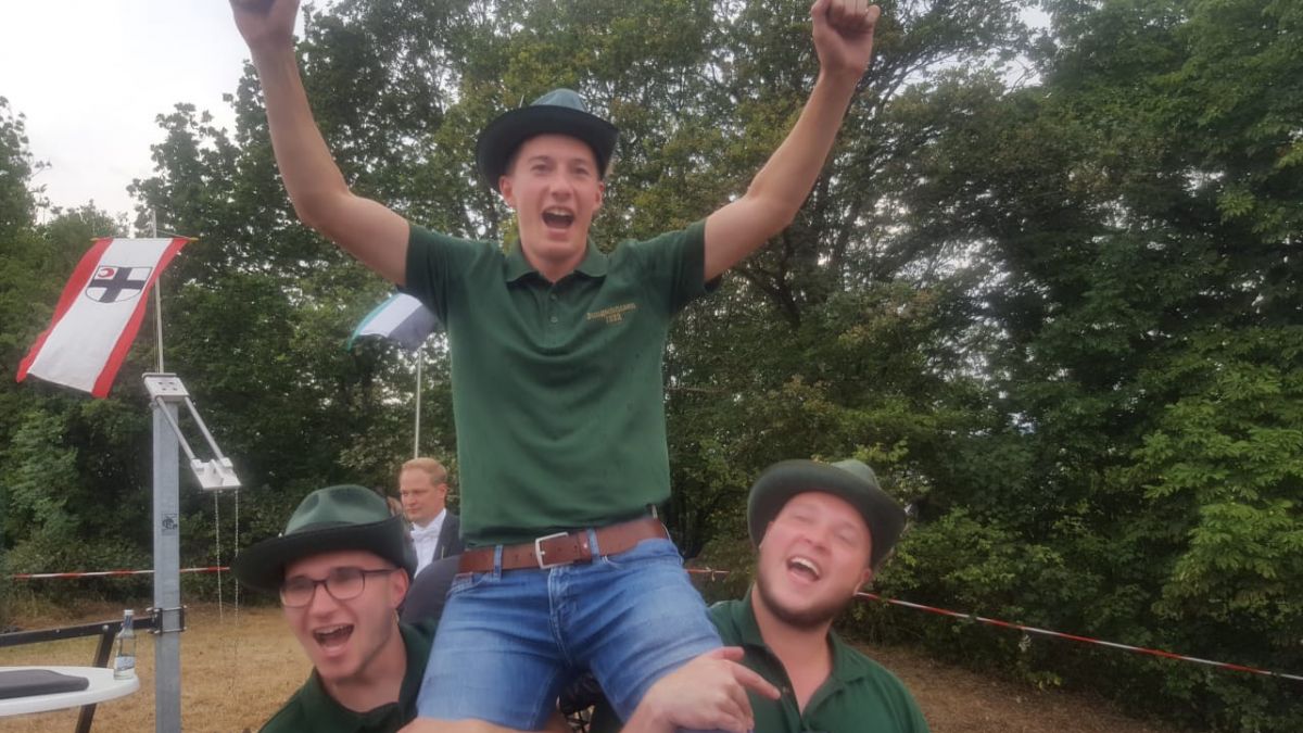 Geburtstagskind und neuer Jungschützenkönig: Felix Siepe.