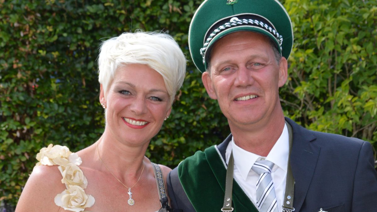 Ihre Amtszeit endet am Montag: Königspaar Guido und Sonja Schulte. 