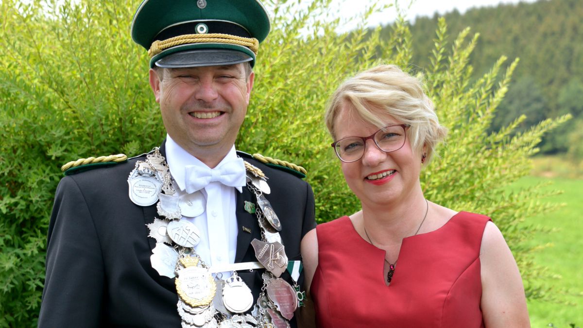 Ihre Amtszeit endet am Samstag: Königspaar Jörg und Bettina Knifke. 