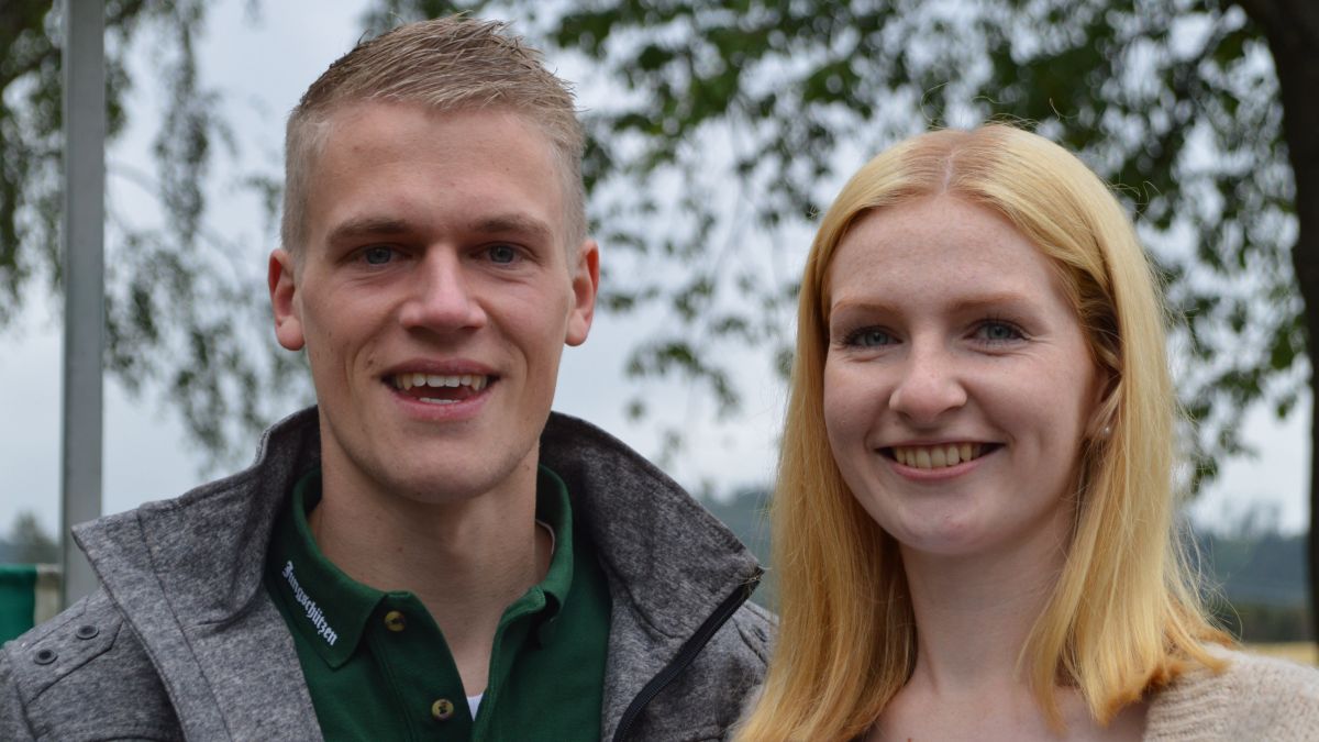 Das neue Jungschützenkönigspaar in Heggen: Timo Rosenbaum und Julia Quast. 