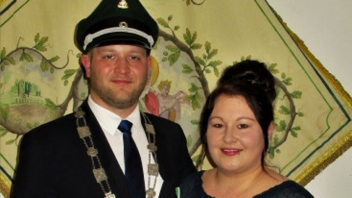 Das Königspaar von 2018, Sandra und Daniel Picker.