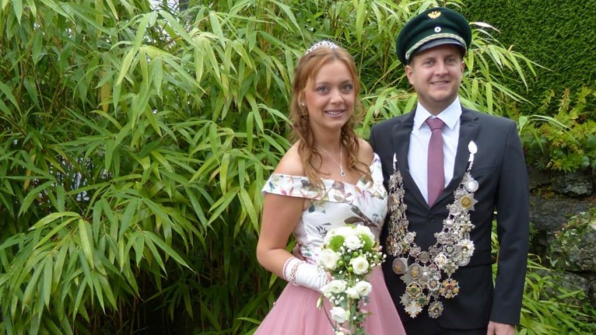 Ihre Regentschaft endet am Montag: Lukas und Janine Hoffmann. 