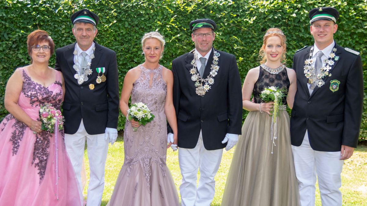 Die Majestäten freuen sich auf das anstehende Schützenfest in Kirchhundem.