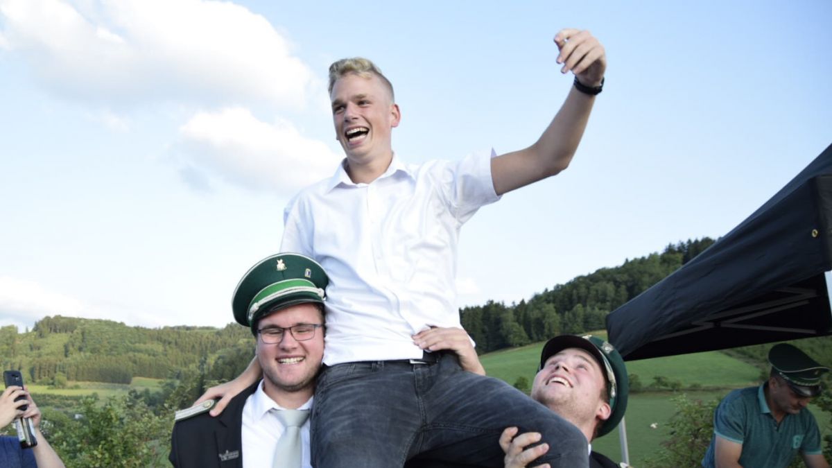 Der neue König der Elsper Jungschützen: Joshua Ivo.