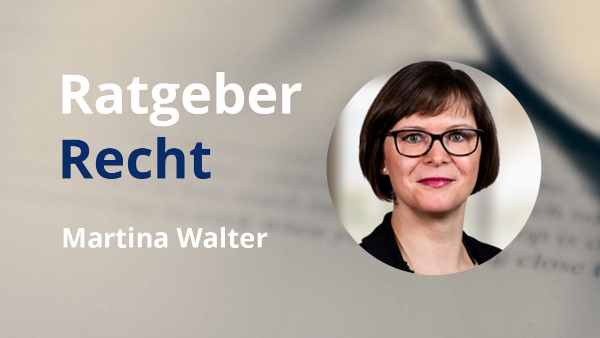 Rechtsanwältin Martina Walter informiert über neue Leitlinien beim Unterhaltsrecht.
