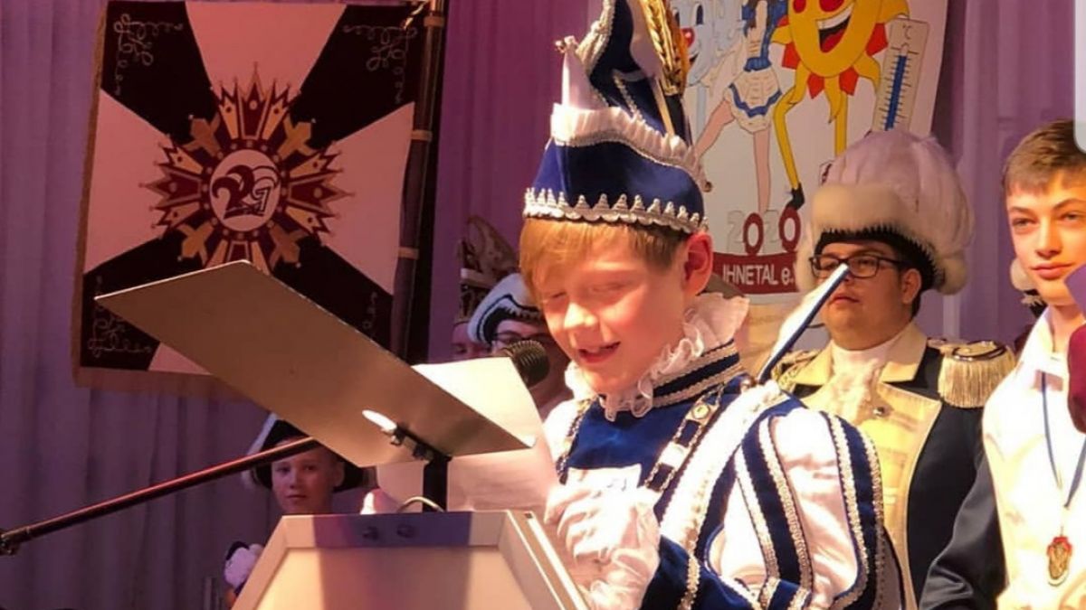 Der neue Kinderprinz der KG Ihnetal: Prinz Vincent I. (Gaßmann).