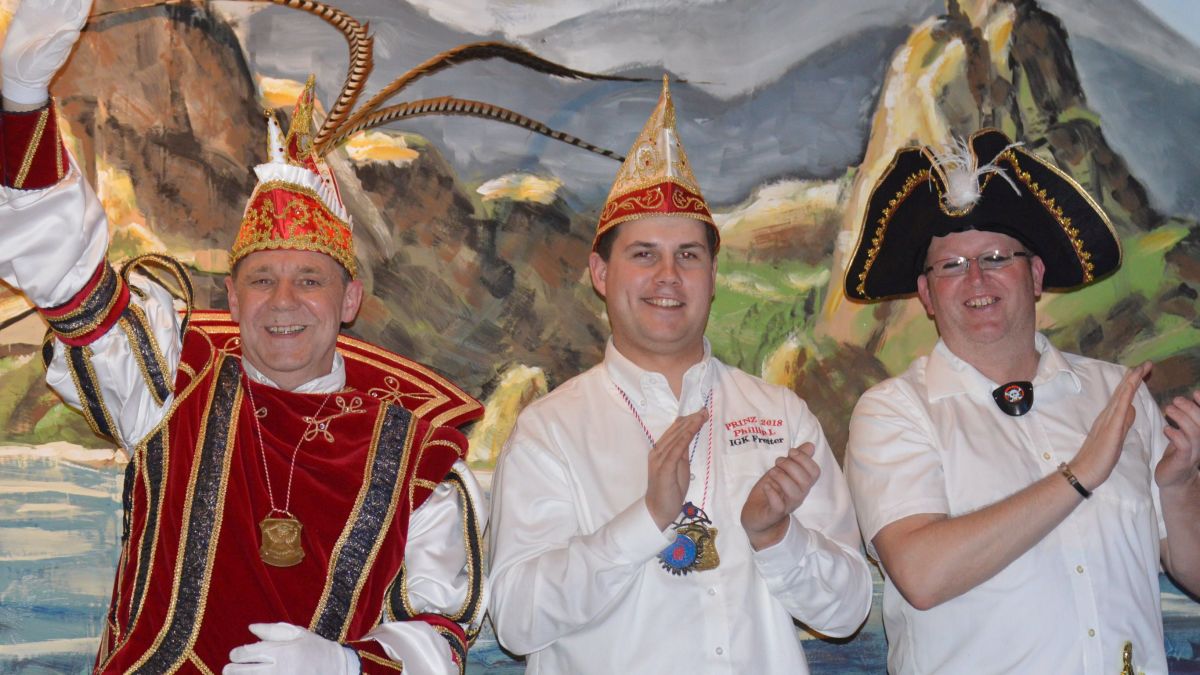 So freute sich Prinz Christoph I. (Habbel) im vergangenen Jahr bei der Übernahme der närrischen Regentschaft, die am Großsonntag endet. 