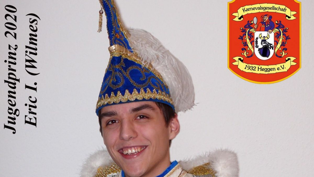 Eric I. (Wilmes) strahlt als neuer Jugendprinz der KG Heggen