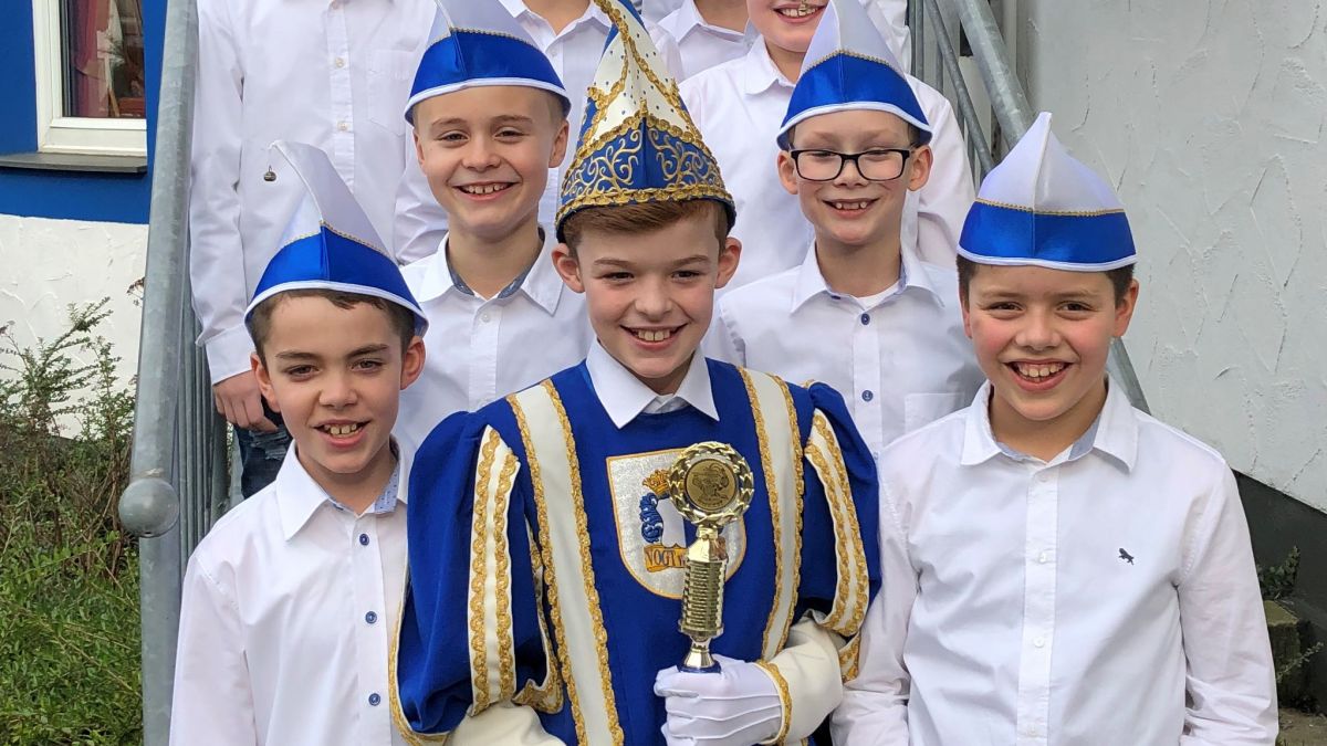 Kinderprinz Til I. (Biermann) und sein Elferrat. 