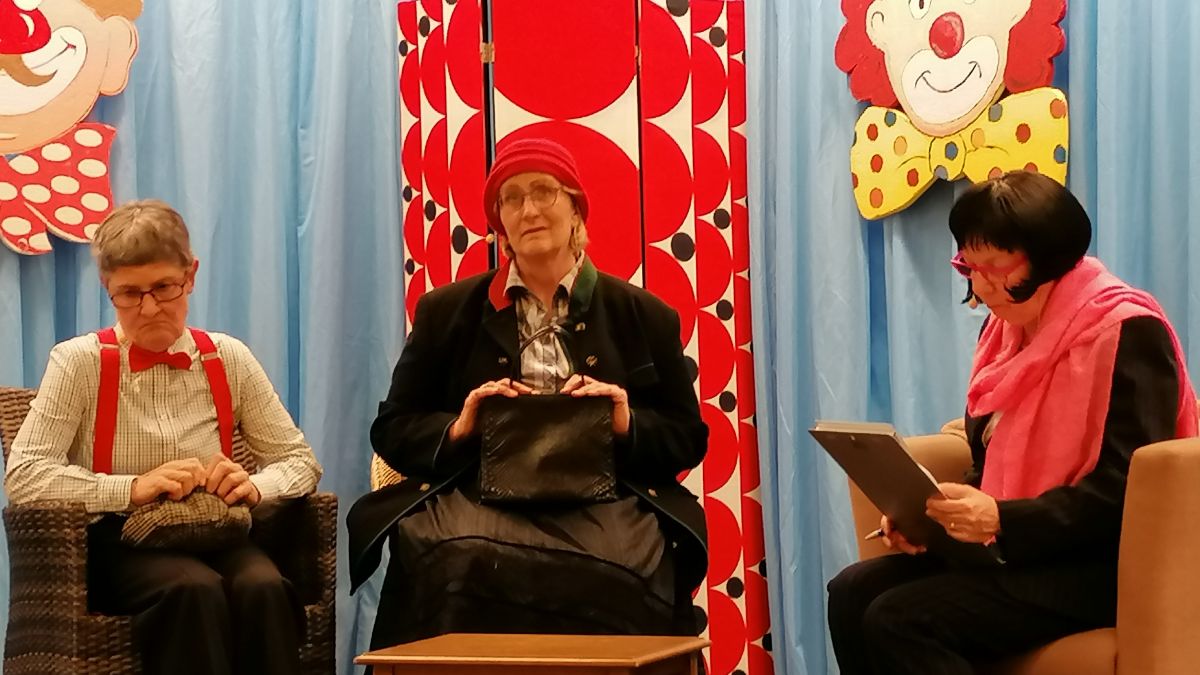 Eine Szene aus dem Sketch 