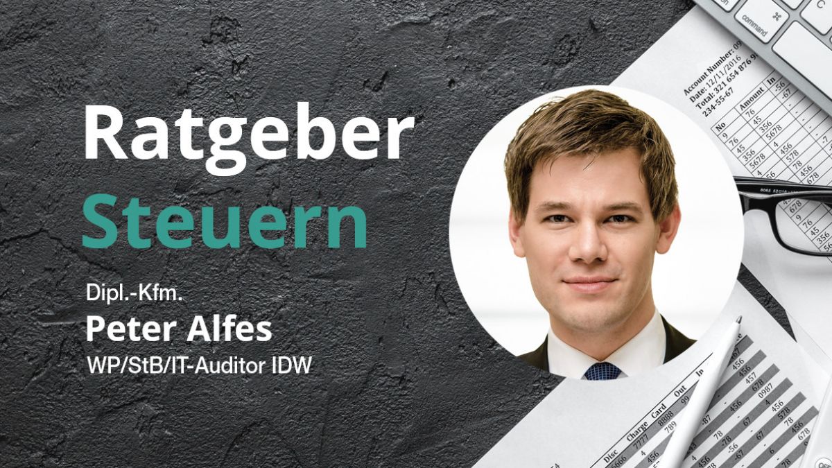 Peter Alfes gibt Tipps zum Thema Steuern