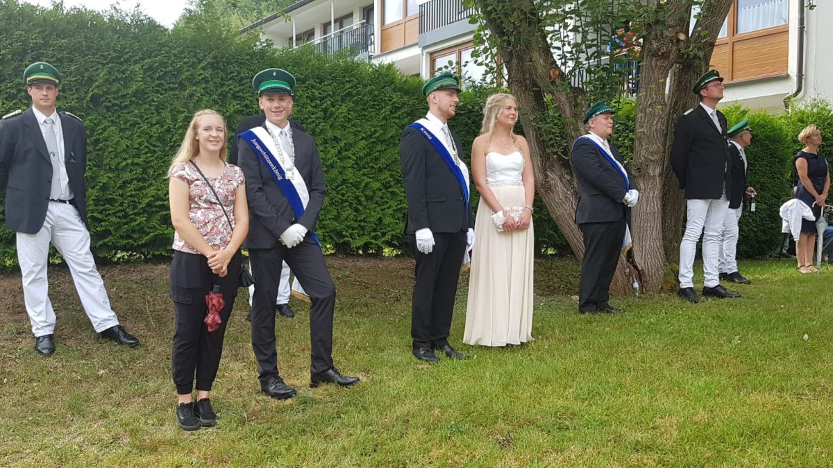 Ständchen am Altenheim in Elspe.