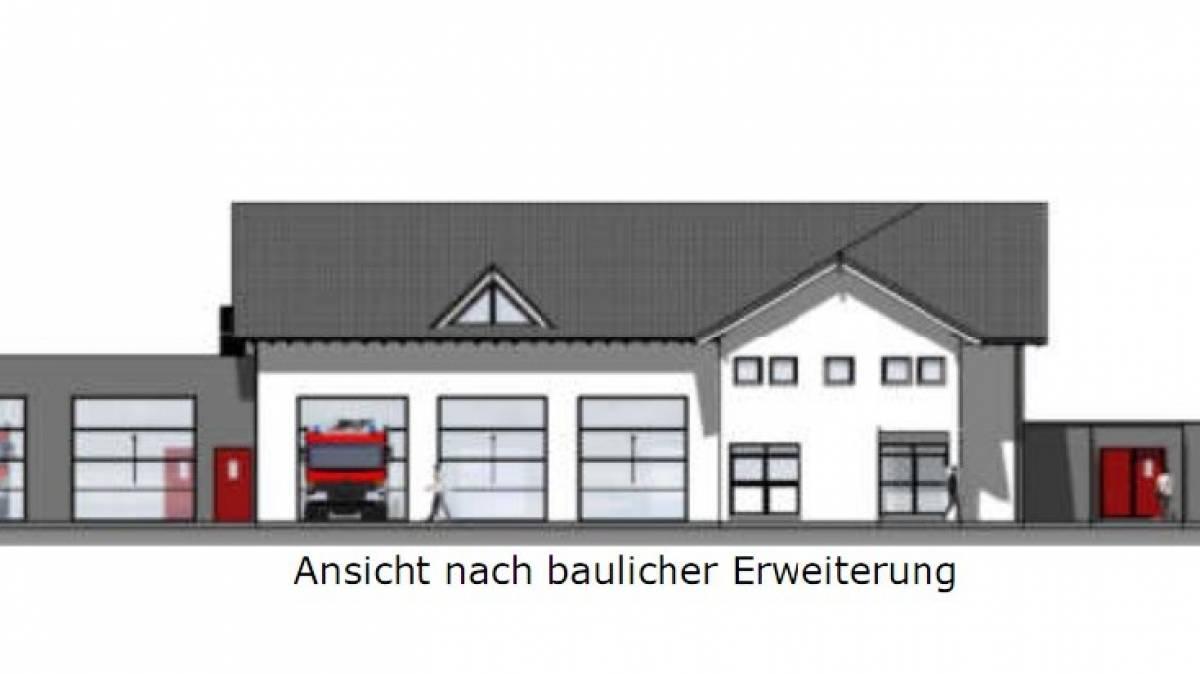 So sieht das Feuerwehrhaus Iseringhausen nach der Erweiterung aus. 