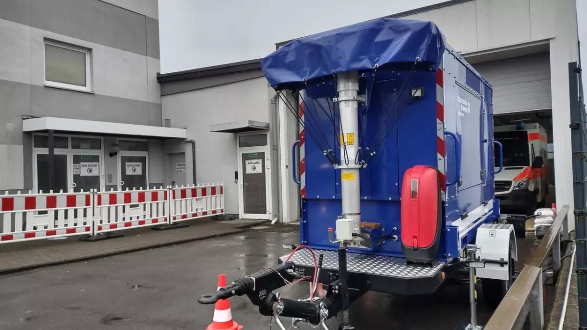 Das 50 kvA leistende Notstromaggregat.