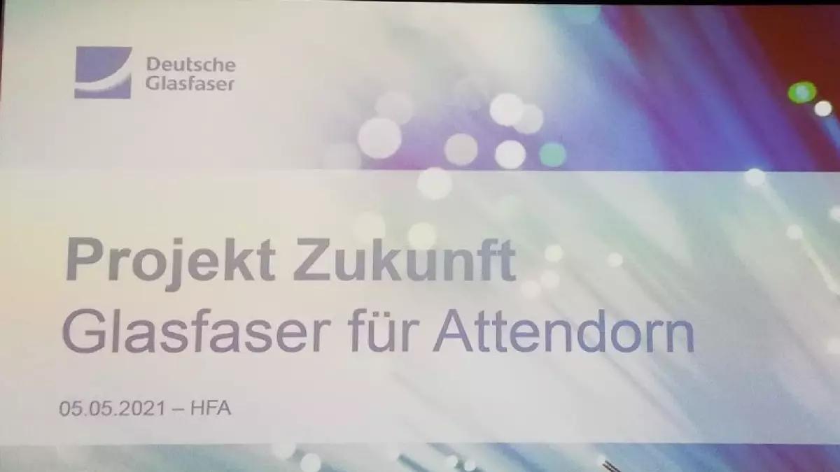 Im Haupt- und Finanzauschuss wurden mögliche zukünftige Ausbaugebiete der Deutschen Glasfaser in Attendorn vorgestellt.