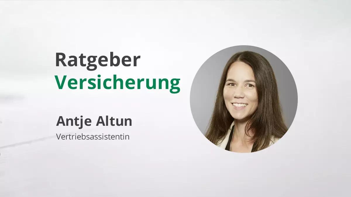 Antje Altun, Vertriebsassistentin der Provinzial Rumpff & Müller OHG. Ratgeber Versicherung