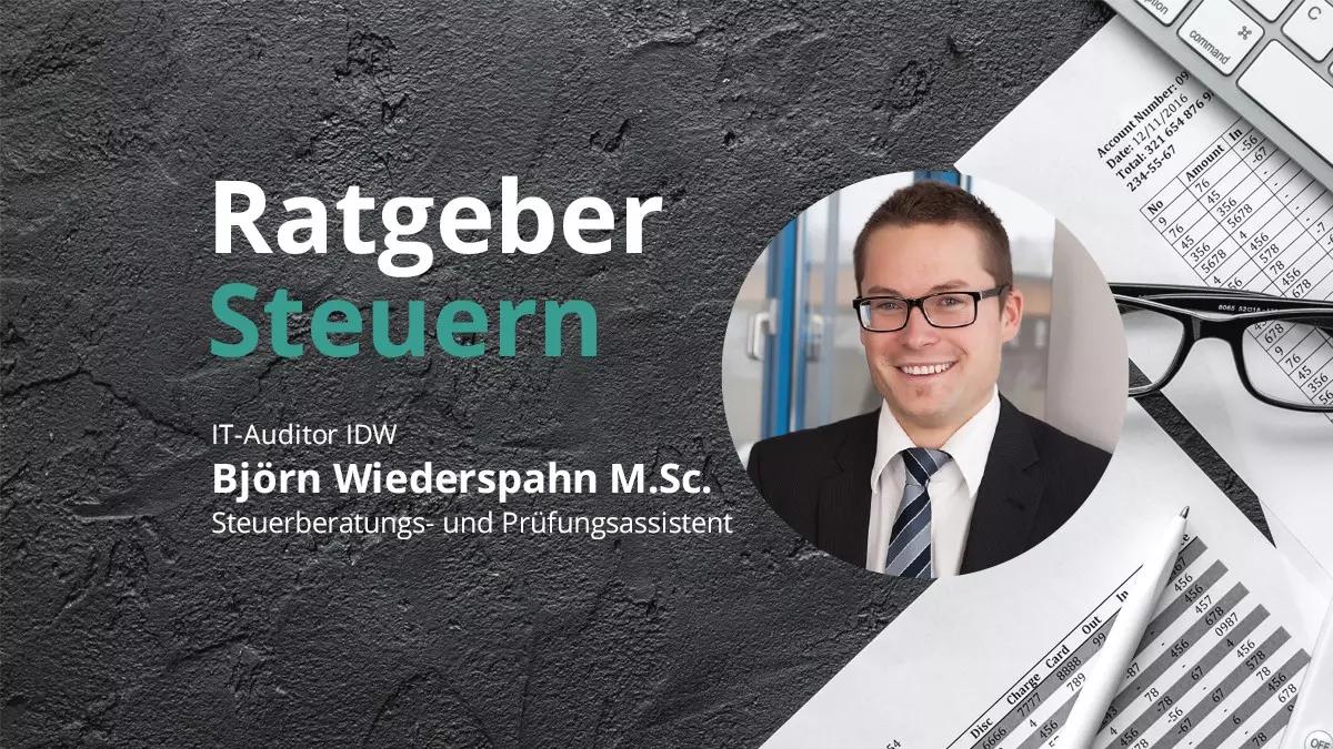 Björn Wiederspahn, Steuerberatungs- und Prüfungsassistent.