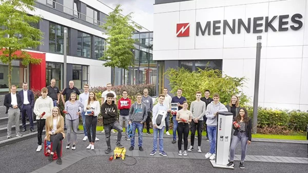Neue Azubis bei Mennekes.