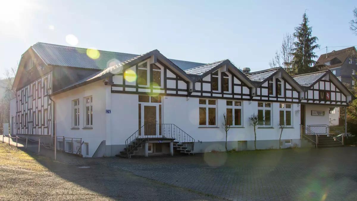 Die Schützenhalle des Schützenvereins Kirchhundem.