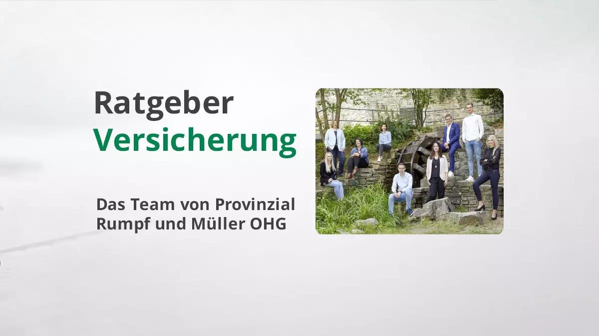 Die Experten der Provinzial Rumpff und Müller OHG beraten in innovativen Vorträgen über Finanzen.