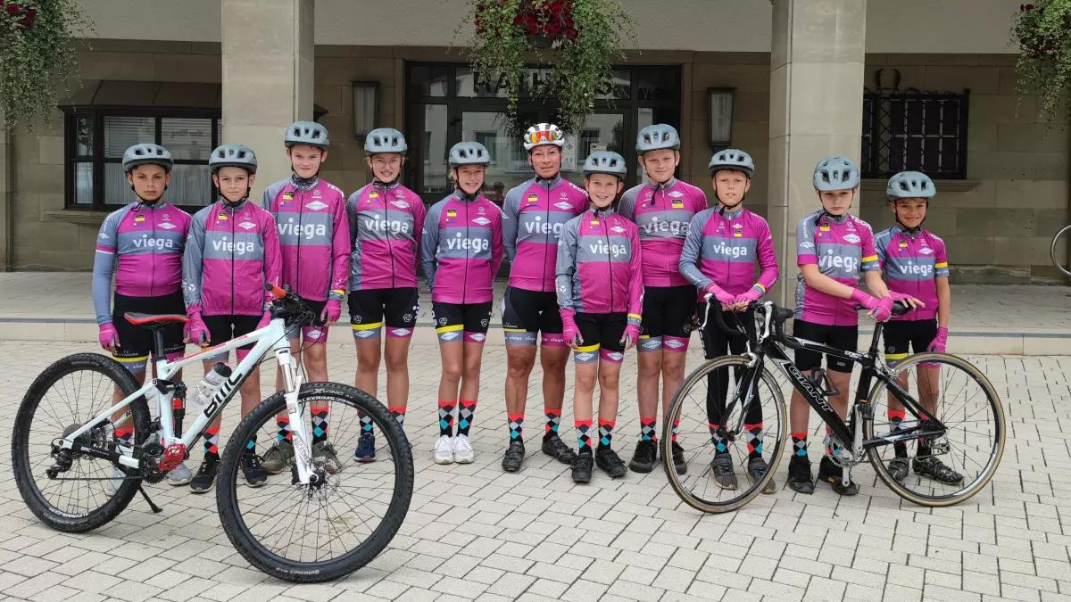 Die Radsportkids vom TV Attendorn.