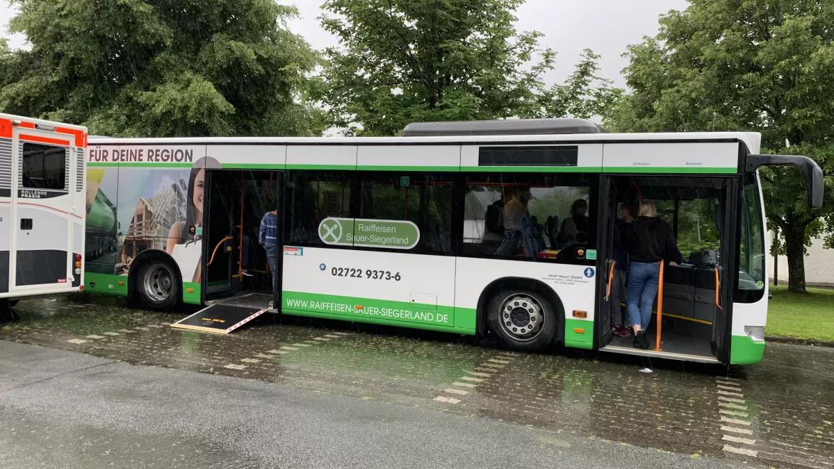 Das Impfmobil ist wieder unterwegs.