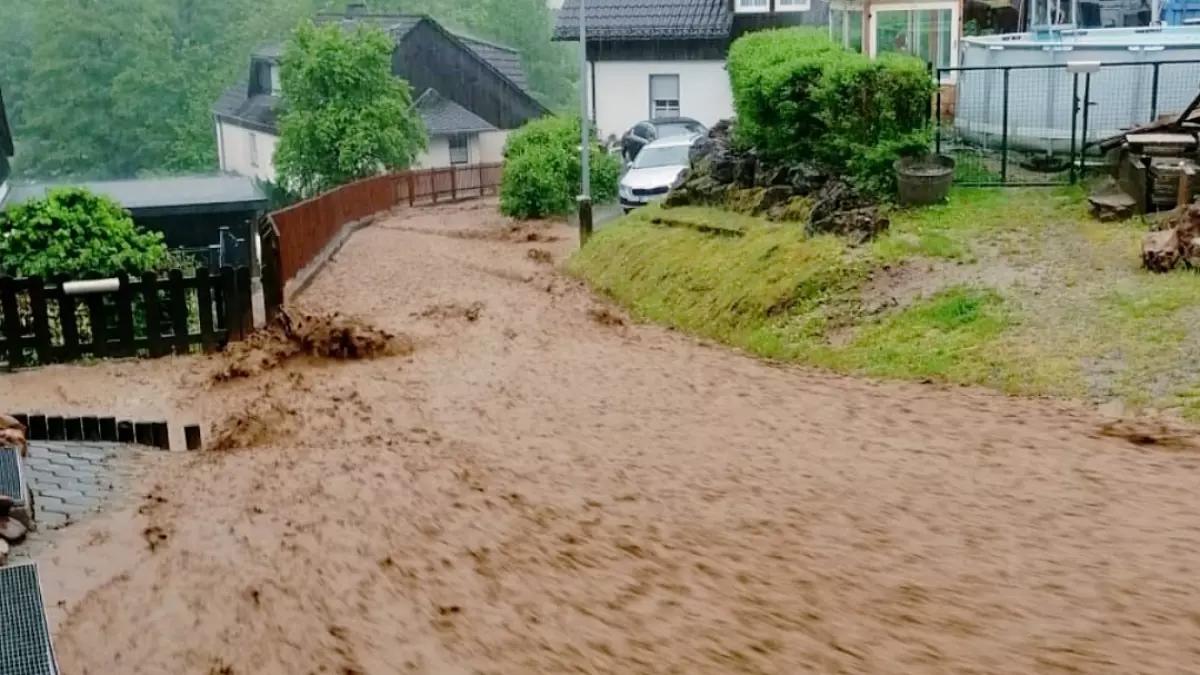 Das Repetal war von dem Unwetter mit Starkregen besonders betroffen.