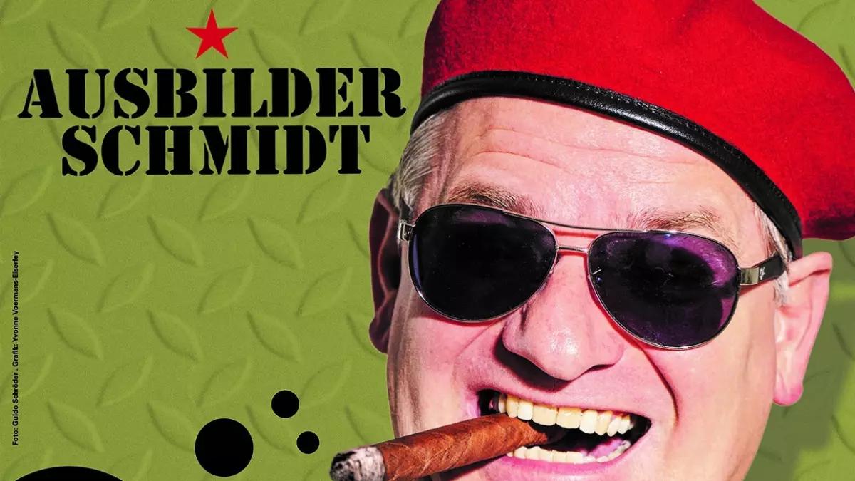 Der Komiker Ausbilder Schmidt wird am Samstag, 11. September, auf rische´s Kleinkunstbühne in Drolshagen auftreten.