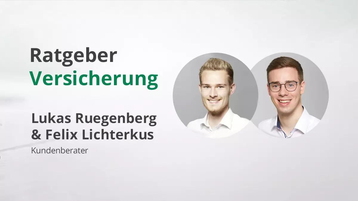 Lukas Ruegenberg und Felix Lichterkus