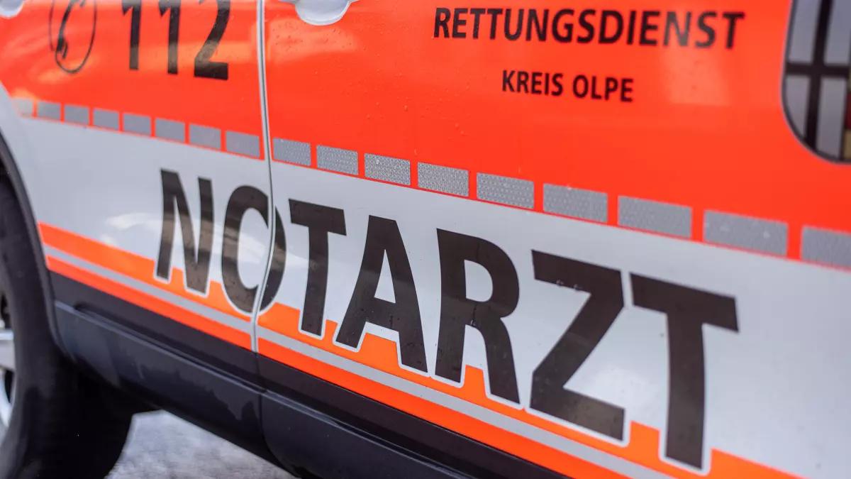 Verkehrsunfall bei Drolshagen: Zwei Personen werden verletzt