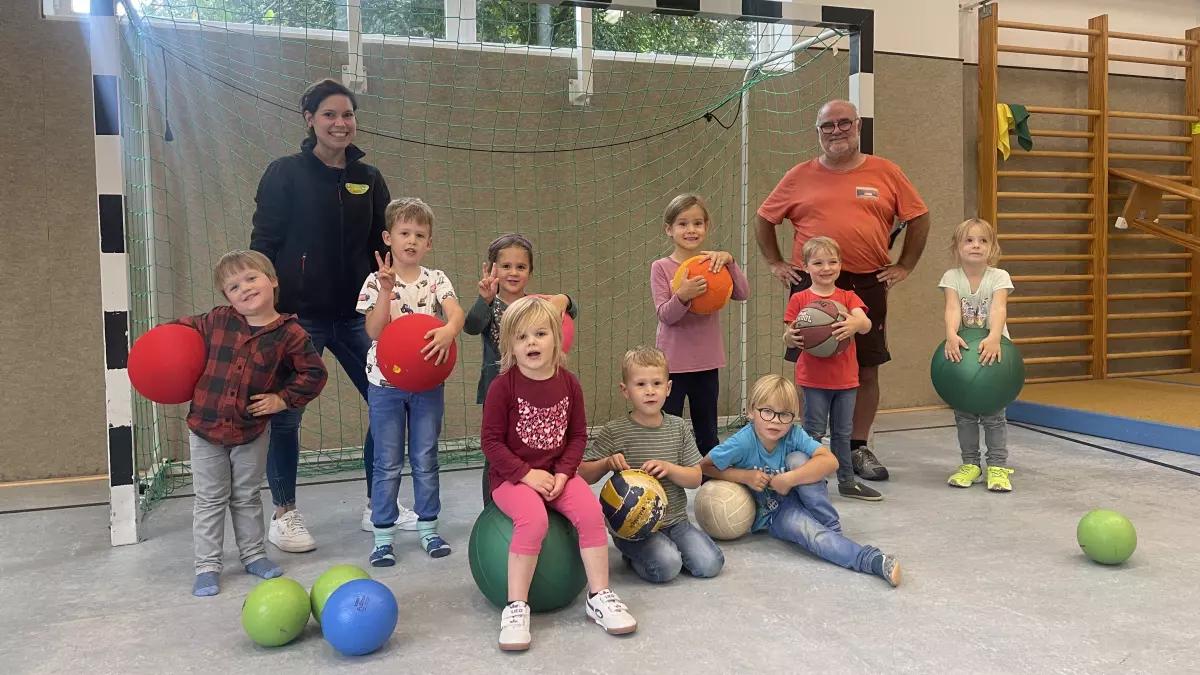 Sportfreunde Albaum und Kindergarten Kuckucksnest starten Bewegungsprojekt