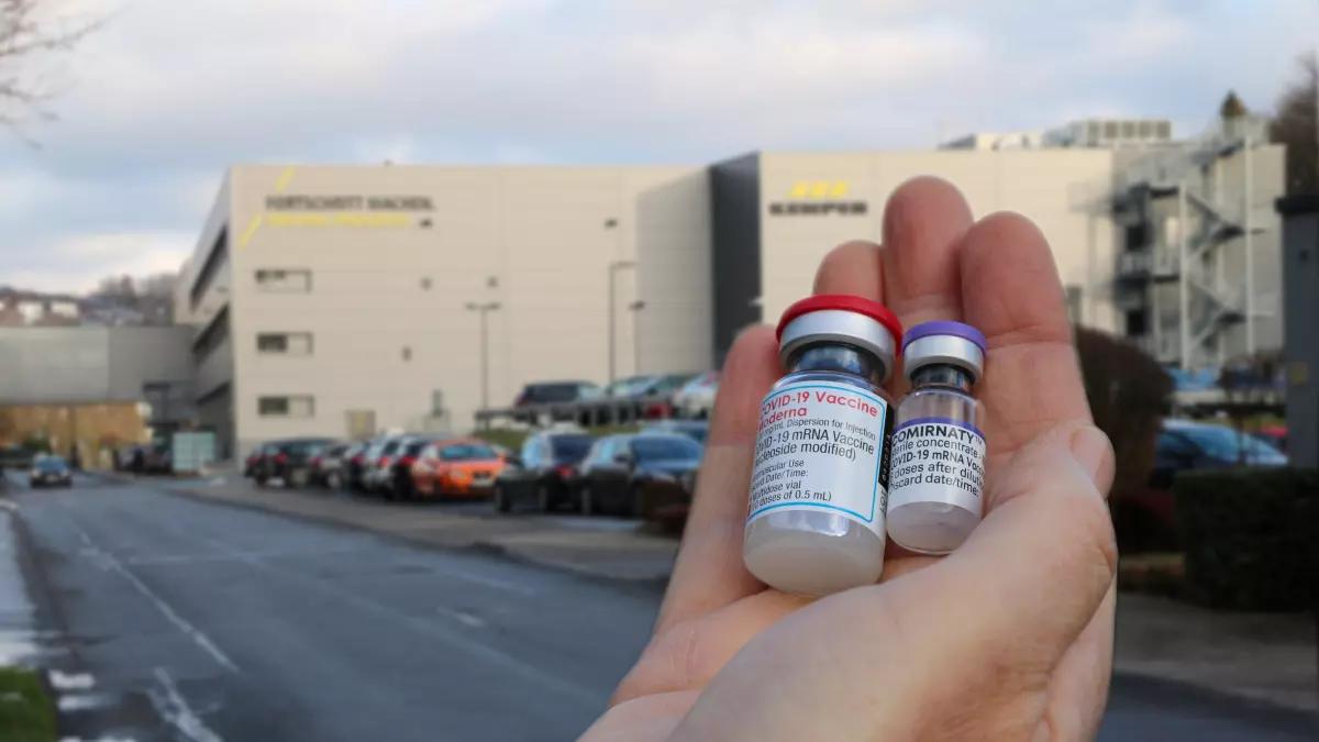 Bei Kemper konnten sich Mitarbeiter „boostern“ lassen.