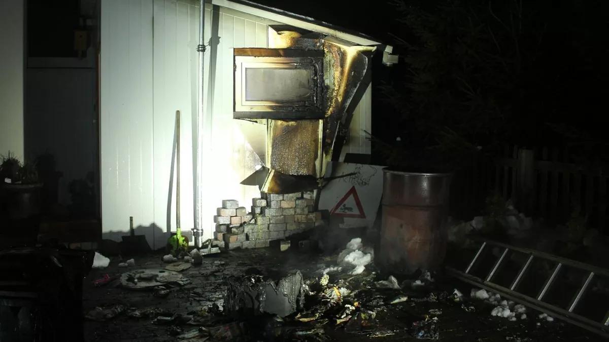 Wurden die Mülltonnen in Brand gesteckt?