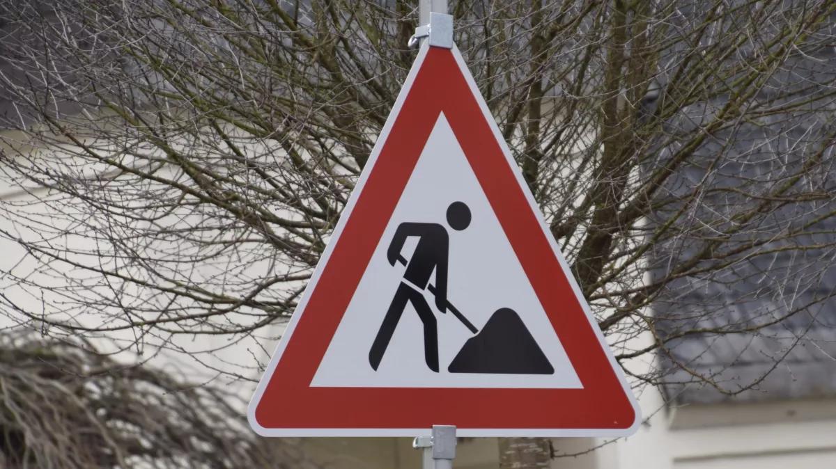 Symbolfoto Baustelle, Bauarbeiten