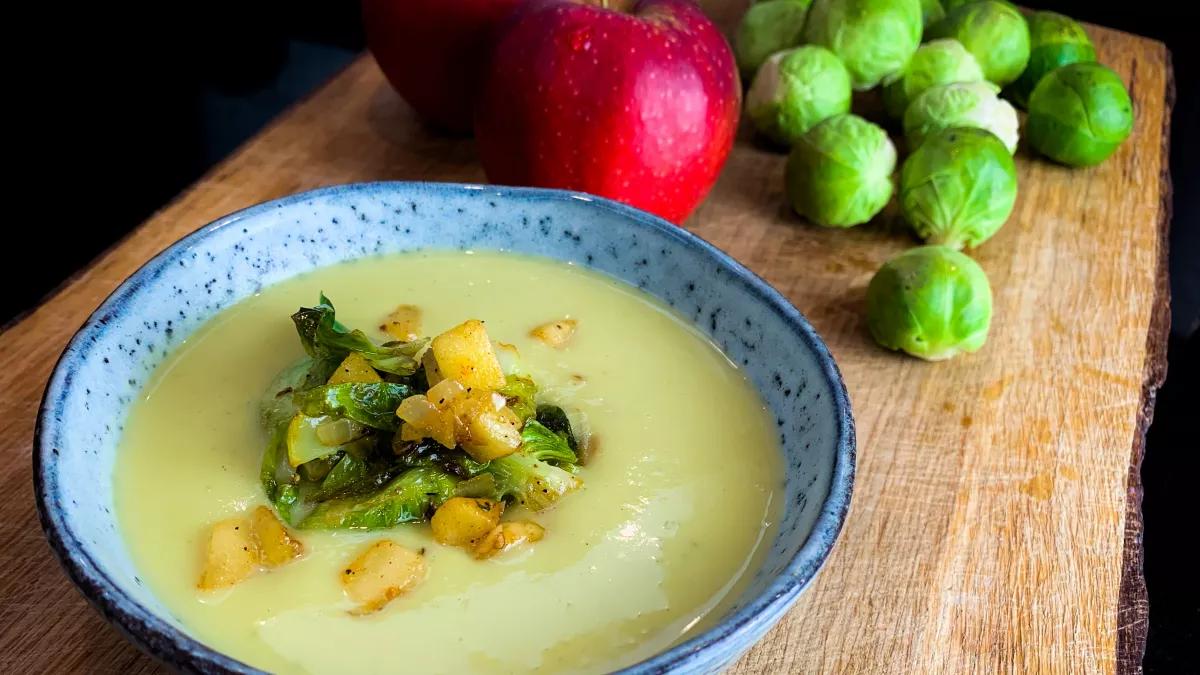 Rosenkohl mal anders - und lecker: Melli Heuel zeigt euch das Rezept für eine warme Wintersuppe.