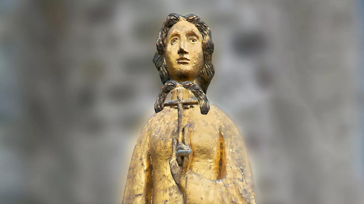 Die Agatha-Statue.