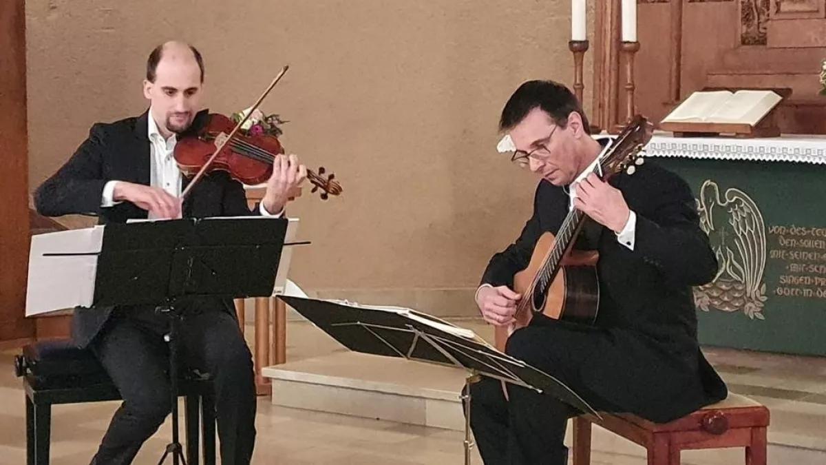 Das Duo Todah gastierte in der evangelischen Kirche Attendorn.
