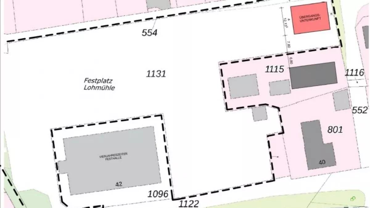 Die Kartenansicht zeigt den Standort des Wohncontainers.