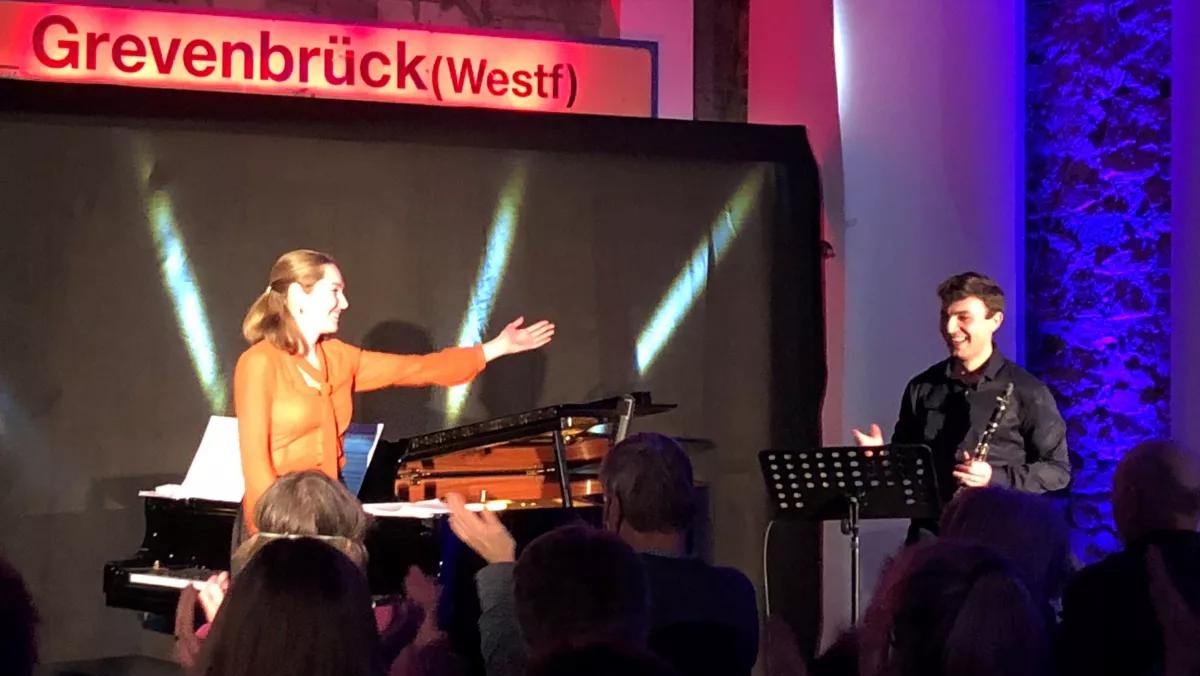 Viel Beifall gab es für ein wunderbares Konzert mit Tatiana Verbeke und Davit Sarukhanyan.