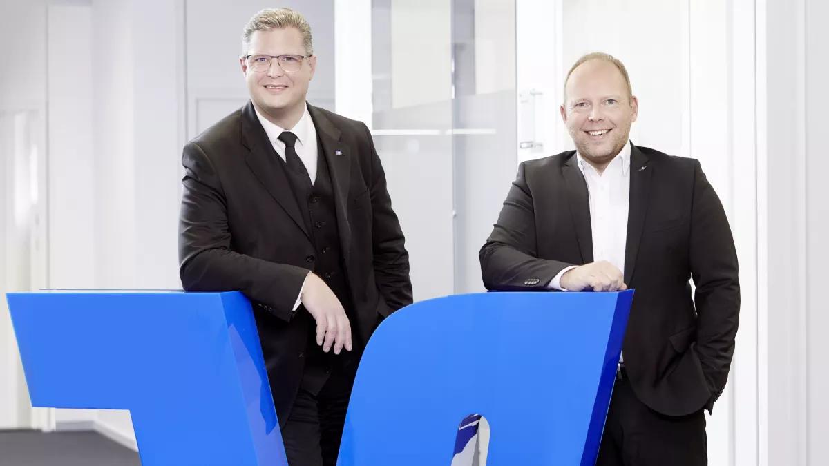 Die Vorstandsmitglieder Marco Heinemann (rechts) und Markus Stottmeyer stellten den Bilanzbericht 2021 vor.