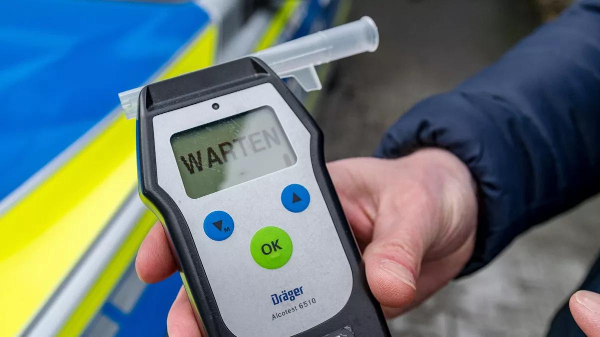 Mit mehr als 2,2 Promille im Auto unterwegs