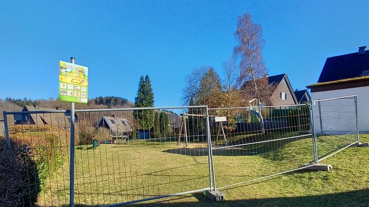 Der Olper Spielplatz im Johannesweg wird dauerhaft geschlossen.