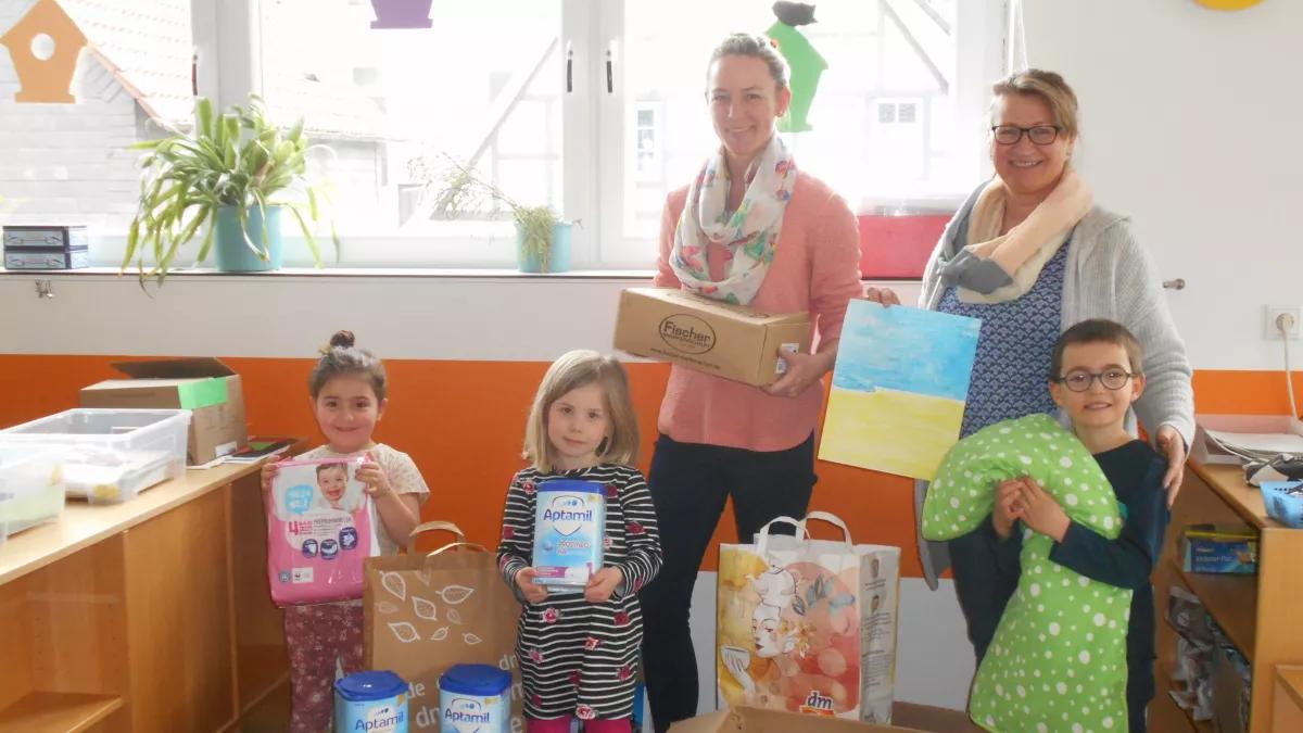 Große Spendenbereitschaft: Kindergarten St. Josef hilft der Ukraine