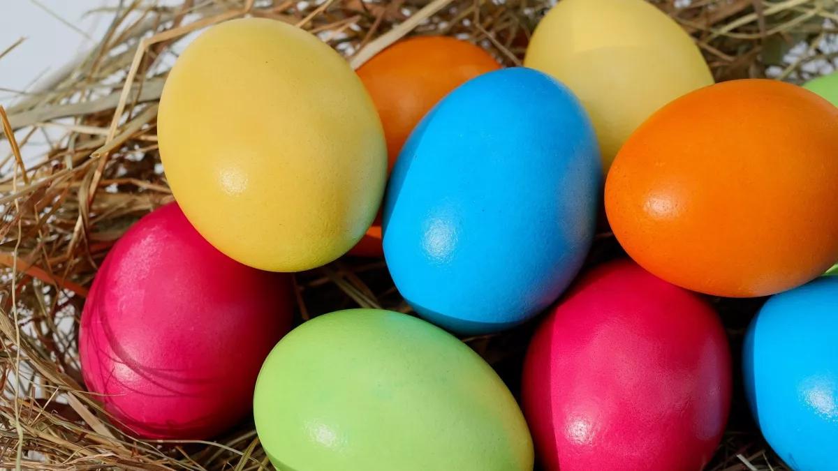 Ostereier färben gehört zu den Angeboten des kjk-Hauses.