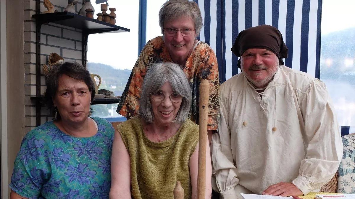 Das Ensemble Ohrenschmaus, v.l.: Jutta Rittgen, Veronika Hellwig, Wiltrud Klöckner und Robert Nowak.